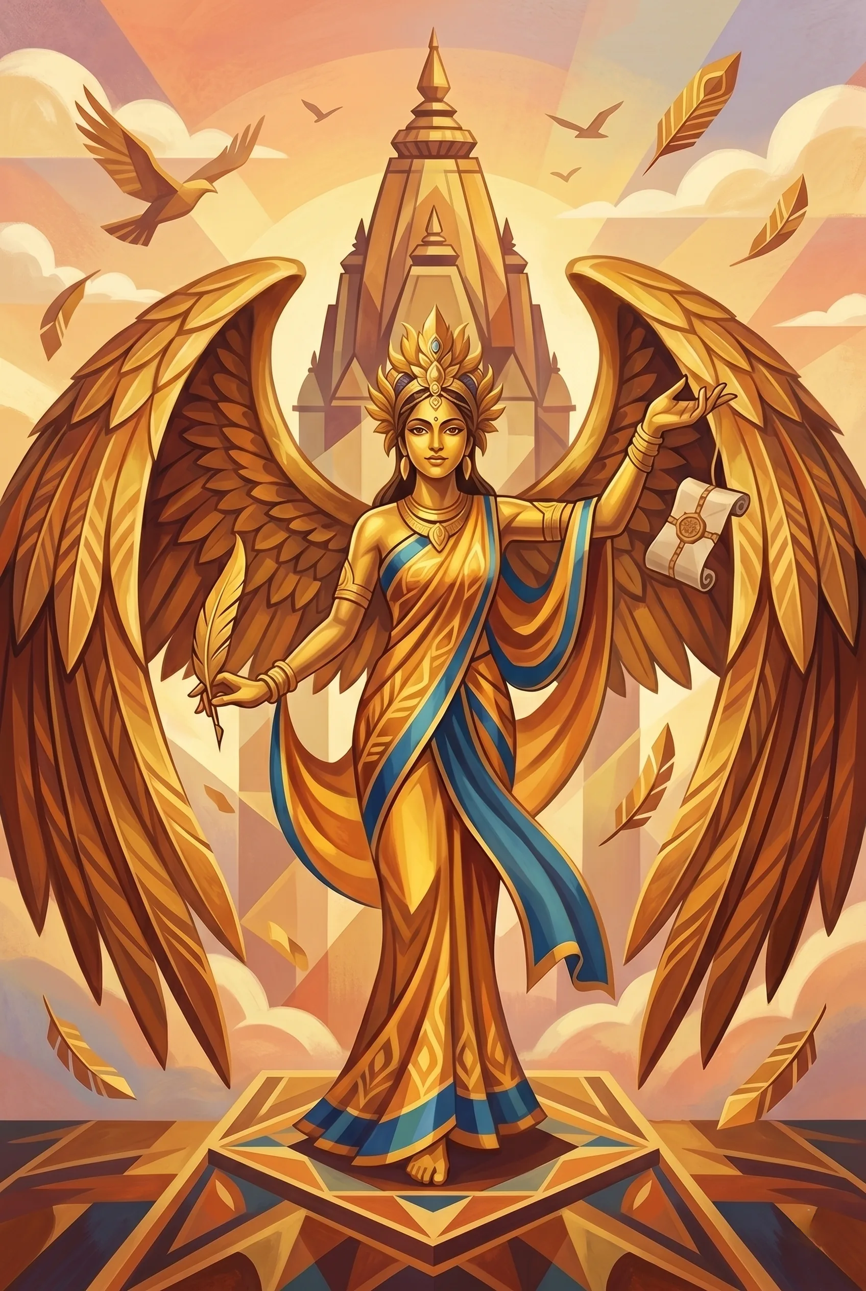 Suparṇā, the postmistress