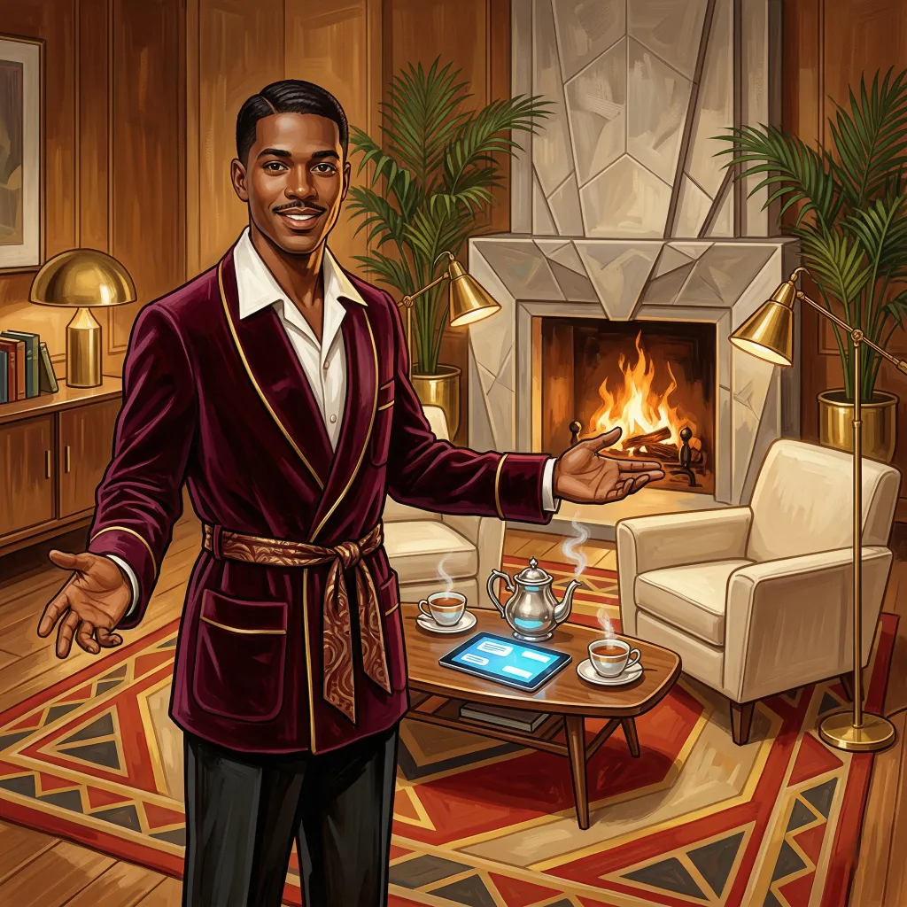 The Host in his Salon