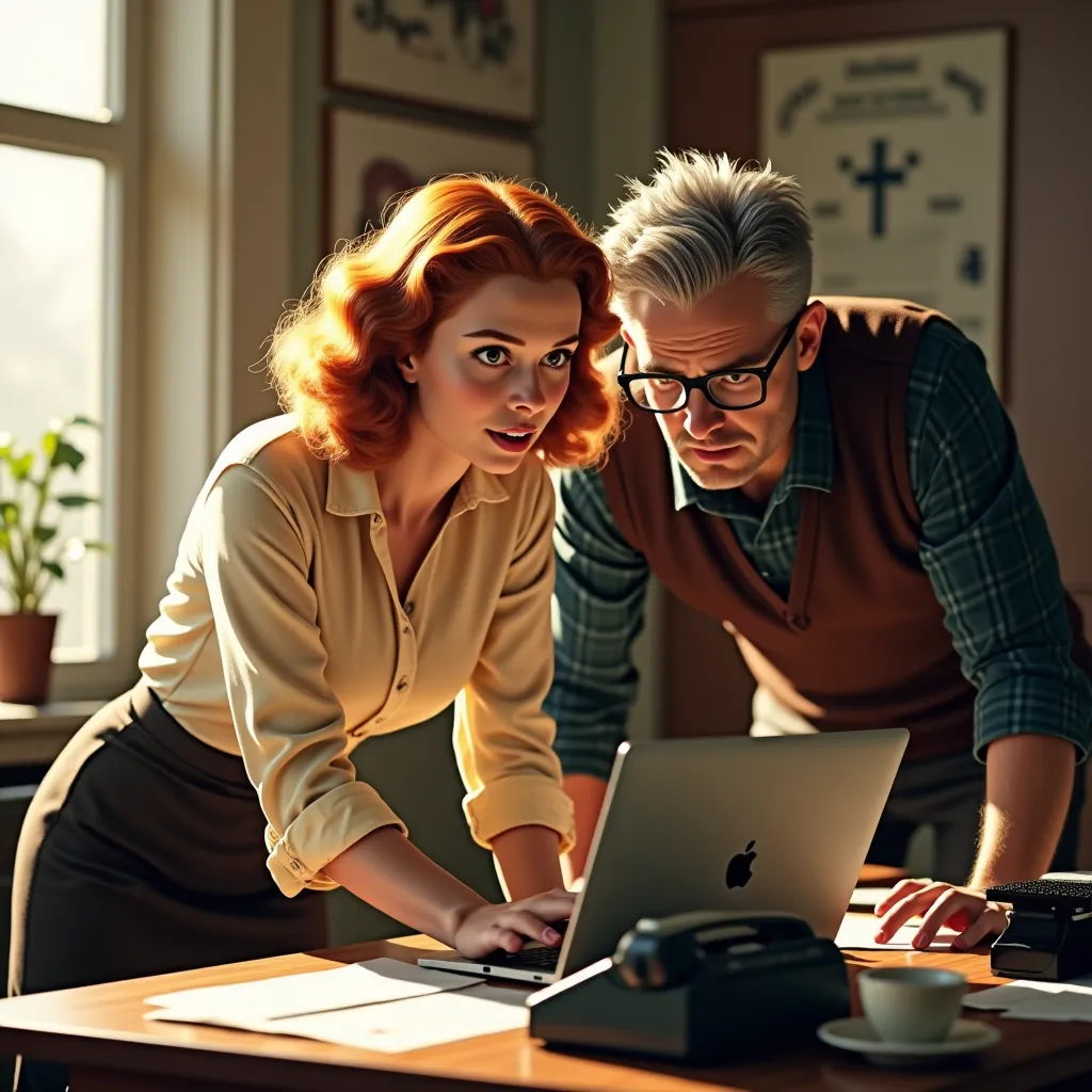 Friday and the Chief hard at work